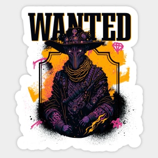 Alien Outlaw - Wanted Sticker